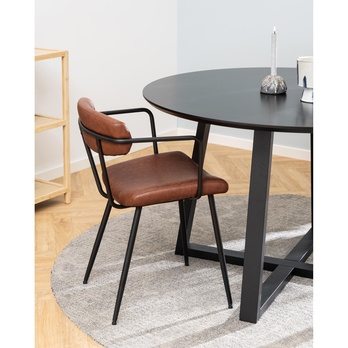 Jedálenský stôl MALIKA čierna 5