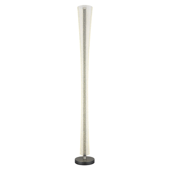 Stojacia lampa MALINDA antracitová/priehľadná 6