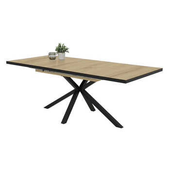 Jedálenský stôl MALIRA dub artisan/čierna 1