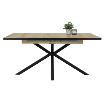 Jedálenský stôl MALIRA dub artisan/čierna 2