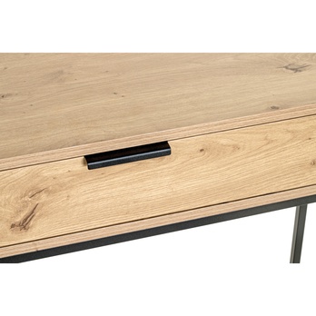 Konzolový stolík MALMO dub svetlý/čierna 4