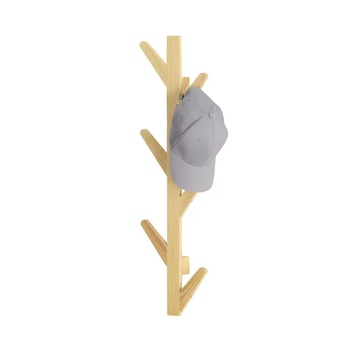 Nástenný vešiak MALO prírodná 1