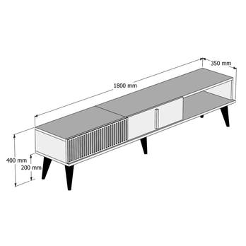 TV komoda  MALOMA 2 orech 5