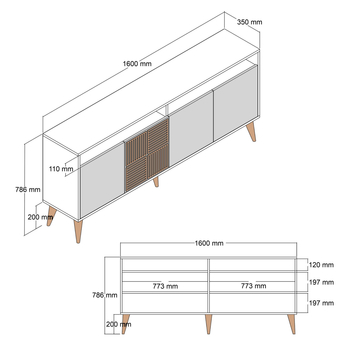 Komoda MALOMA 3 orech 6