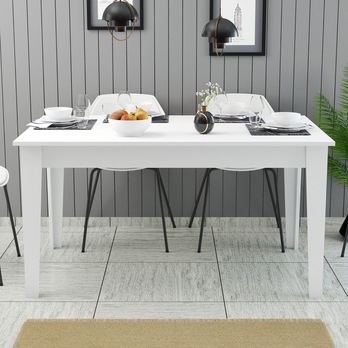 Jedálenský stôl MALOMA biela 3