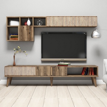 Obývacia stena MALOMA orech 1