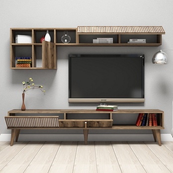 Obývacia stena MALOMA orech 2