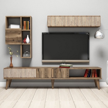 Obývacia stena MALOMA orech 3