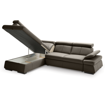 Sedacia súprava MALPENSA ľavá, hnedá 2