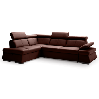 Sedacia súprava MALPENSA ľavá, tmavohnedá 3