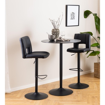 Barový stôl MALTA 80 čierna 7