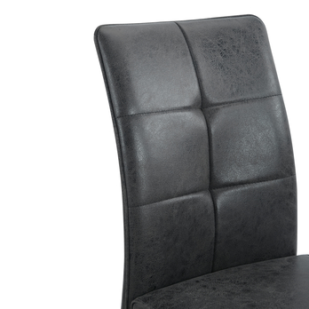 Jedálenská stolička MALTA I S vintage antracitová, sada 4 ks 6