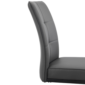 Jedálenská stolička MALTA II S sivá, sada 4 ks 6