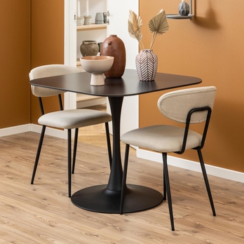 Jedálenský stôl MALTA čierna 1