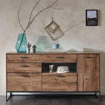 Komoda MANHATTAN dub havelland cognac/grafit 1
