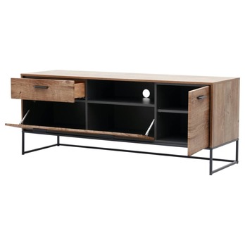 TV stolík MANHATTAN dub havelland cognac/grafit, šírka 156 cm 2