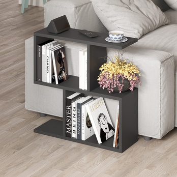 Prístavný stolík MANIA tmavosivá 1