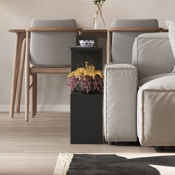 Prístavný stolík MANIA tmavosivá 2