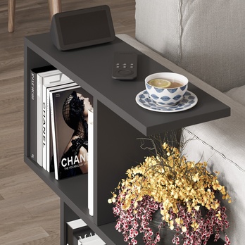 Prístavný stolík MANIA tmavosivá 3