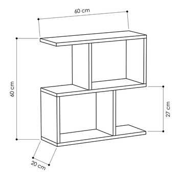 Prístavný stolík MANIA tmavosivá 4