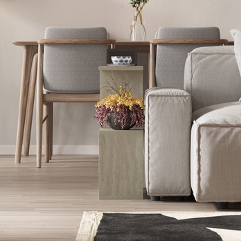 Prístavný stolík MANIA travertín 2