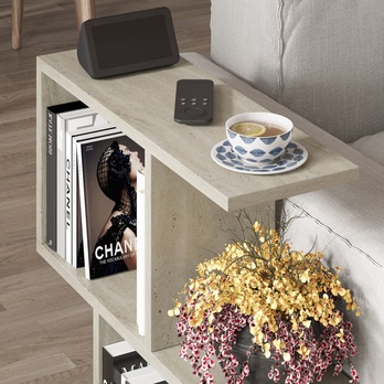 Prístavný stolík MANIA travertín 3