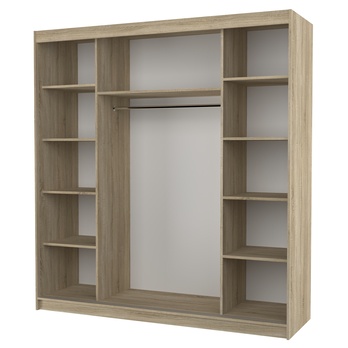 Šatníková skriňa MANOL dub sonoma 2