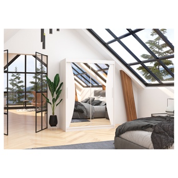 Šatníková skriňa MANOLI biela 1