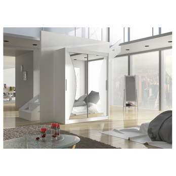 Šatníková skriňa MANOLI biela 3