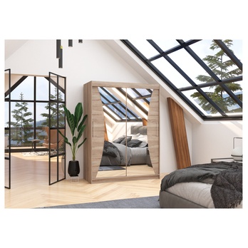 Šatníková skriňa MANOLI dub truffel 1