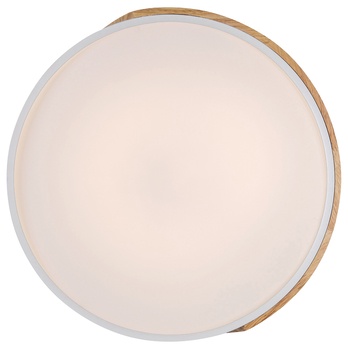 Stropné LED svietidlo MAPLE biela/prírodná 2
