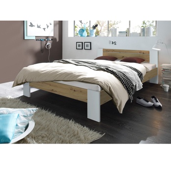 Posteľ MARA dub artisan/biela, 180x200 cm 1