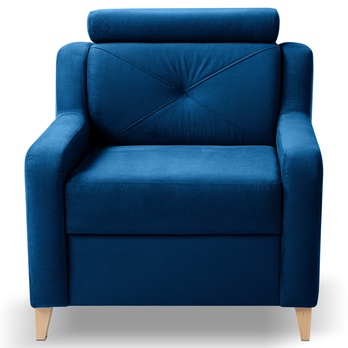 Kreslo MARBELLA modrá 1