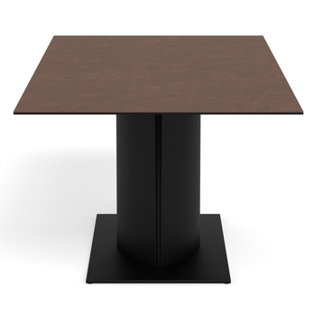 Jedálenský stôl MARBELLA hnedá/matná čierna 3