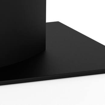 Jedálenský stôl MARBELLA hnedá/matná čierna 4