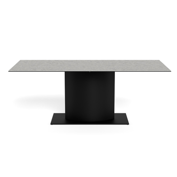 Jedálenský stôl MARBELLA sivá/matná čierna 2