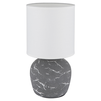 Stolná lampa MARBLE sivá/biela 2