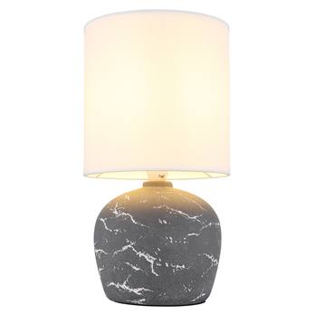Stolná lampa MARBLE sivá/biela 3