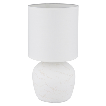 Stolná lampa MARBLE biela 2