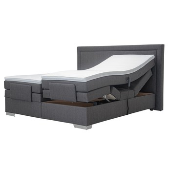 Posteľ boxspring MARGO tmavosivá, 180x200 cm 1