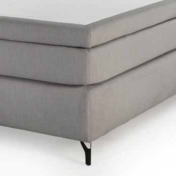 Posteľ boxspring MARGOT svetlosivá 3