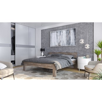 Posteľ MÁRIA I buk olej sivá, 120x200 cm 1