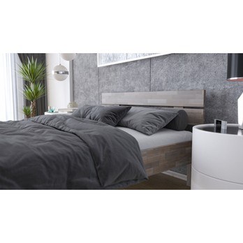 Posteľ MÁRIA I buk olej sivá, 120x200 cm 4