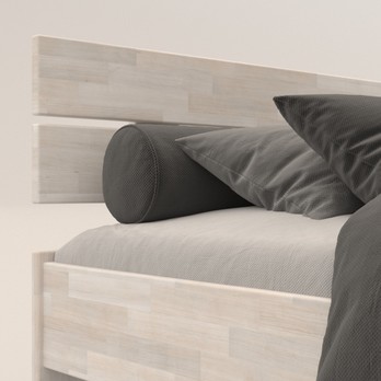 Posteľ MÁRIA I buk olej biely, 80x200 cm 3