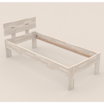 Posteľ MÁRIA I buk olej biely, 80x200 cm 4