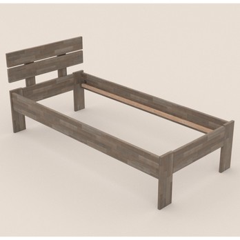 Posteľ MÁRIA I buk olej sivý, 80x200 cm 4