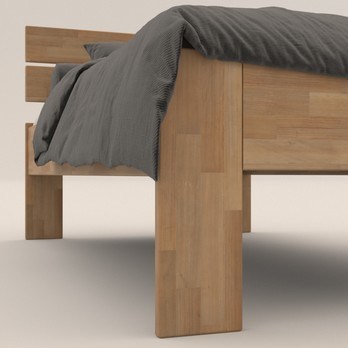 Posteľ MÁRIA I buk olej, 90x200 cm 2