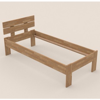 Posteľ MÁRIA I buk olej, 90x200 cm 4