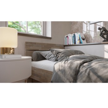 Posteľ MÁRIA I buk olej sivý, 80x200 cm 5