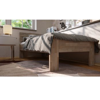 Posteľ MÁRIA I buk olej sivý, 80x200 cm 6